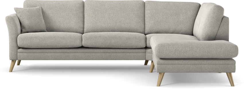 Eden - 2,5-sits soffa med divan - Grå
