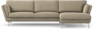 Madison - 3-sits soffa med schäslong höger - Beige
