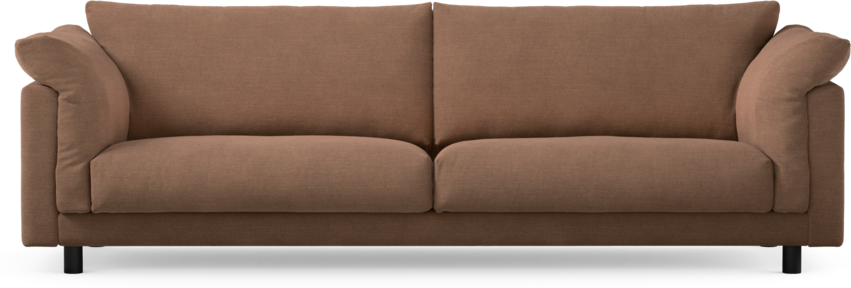 Cherrie - 4-sits soffa, fast klädsel - Orange