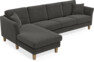 Eden - 3-sits soffa med schäslong - Grå