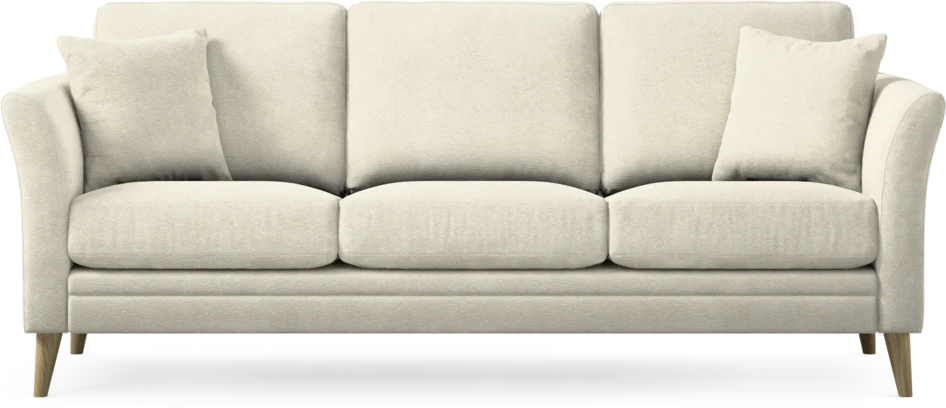 Eden - 3-sits soffa - Vit