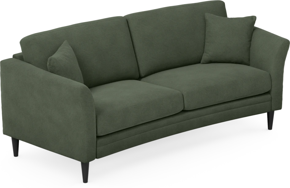 Eden - 2,5-sits soffa svängd - Grön