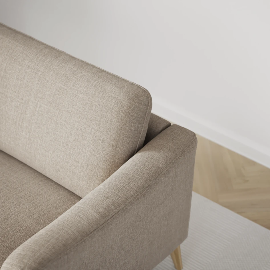 Bridge - 3-sits soffa med divan vänster och schäslong höger - Beige