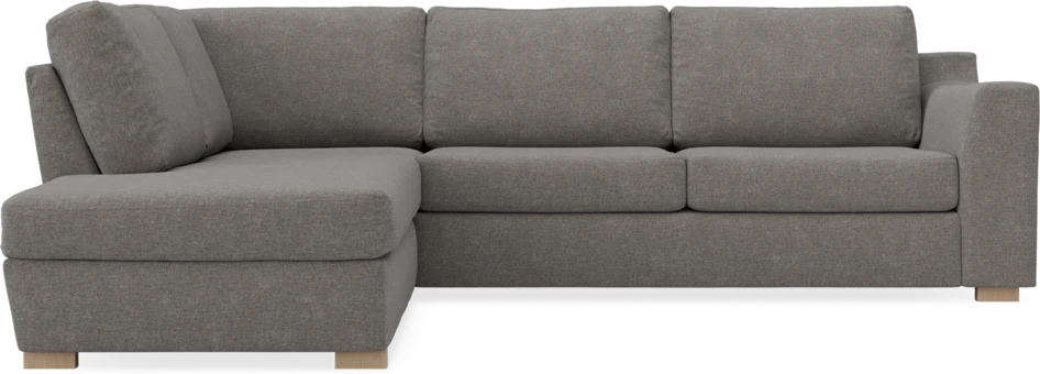 Friday - 2,5-sits soffa med divan vänster - Grå
