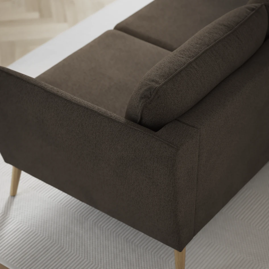 County - 3-sits soffa - Brun