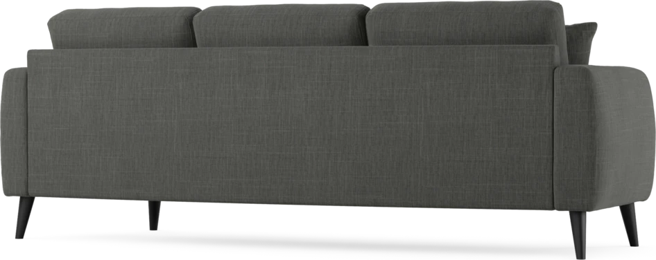 Eden - 3-sits soffa svängd - Grå