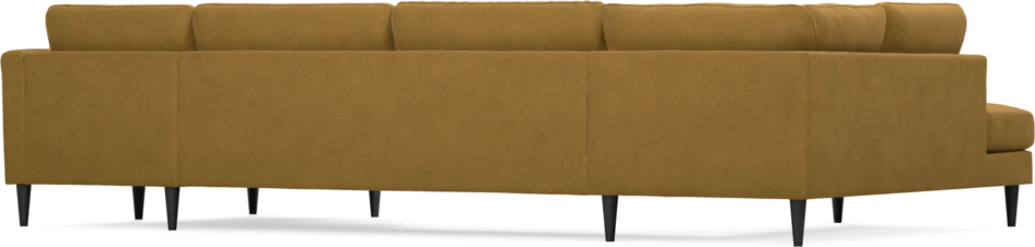 Bridge - 3-sits soffa med divan vänster och schäslong höger - Gul