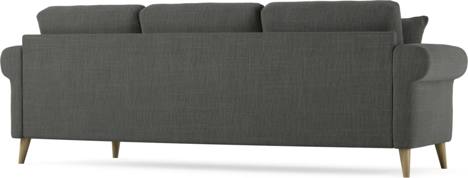 Eden - 3-sits soffa svängd - Grå