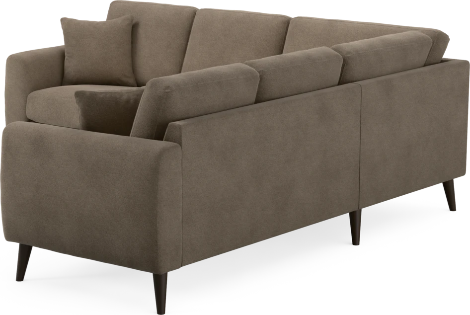 Eden - Hörnsoffa, 2+2-sits - Brun