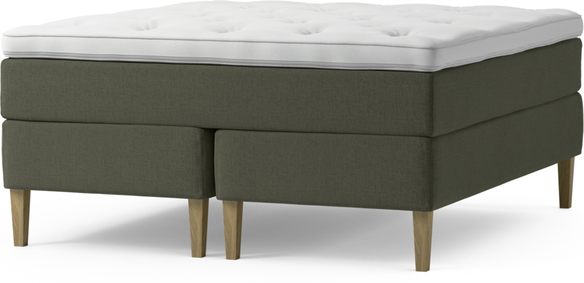 Delux Dream - Kontinentalsäng, dubbelsäng med bäddmadrass och sängben