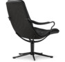 Moore - Fåtölj låg rygg - Svart