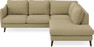 Madison - 2-sits soffa med divan höger - Gul