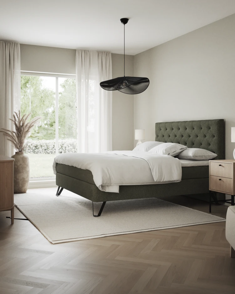 Saltskär Comfort - Kontinentalsäng, dubbelsäng med bäddmadrass Comfort och sängben - inspiration