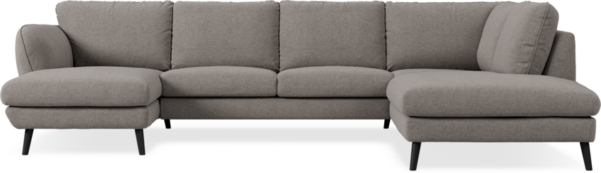 Madison Lux - 2-sits soffa med schäslong vänster och divan höger - Beige