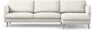 Madison - 3-sits soffa med schäslong höger - Beige
