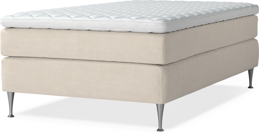 Delux Sense - Kontinentalsäng, enkelsäng 120 cm med bäddmadrass