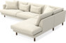 Harper - 3-sits soffa med divan höger - Beige