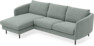 Madison Lux - 2-sits soffa med schäslong vänster - Grå