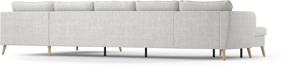 County - 4-sits soffa med schäslong vänster och divan höger - Grå