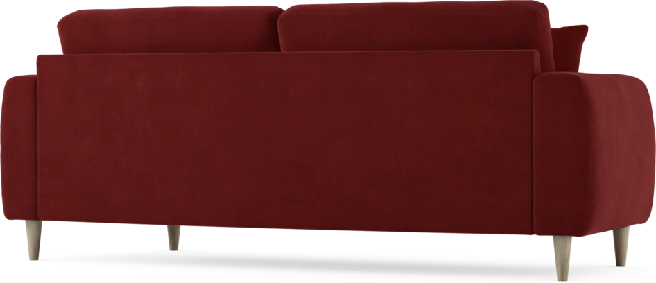 Eden - 2,5-sits soffa svängd - Röd
