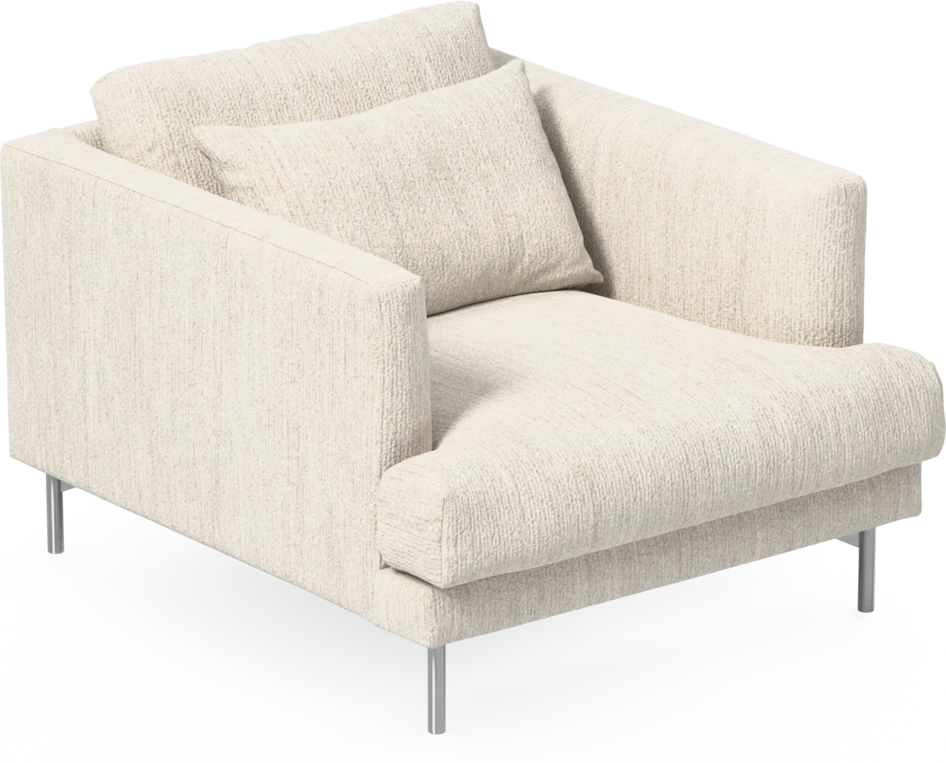 Harper - Fåtölj, 75 cm - Vit