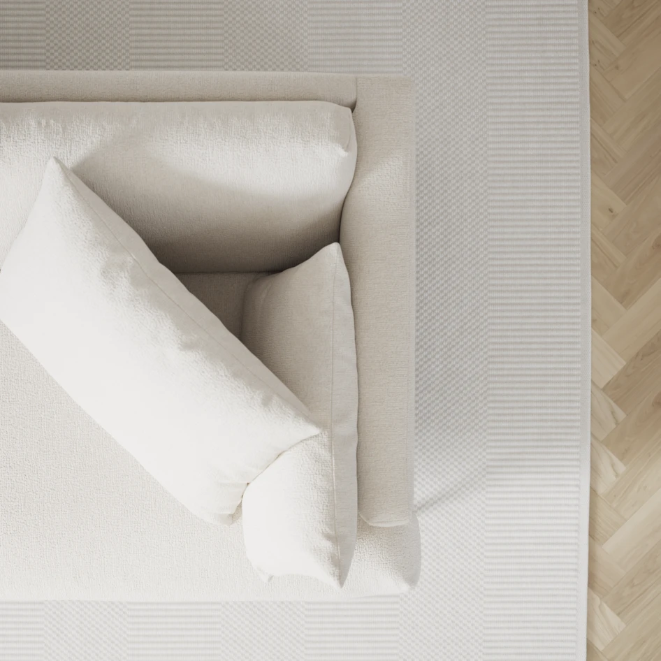 Harper - 4-sits soffa - Vit