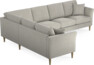 Eden - Hörnsoffa, 2+3-sits - Grå