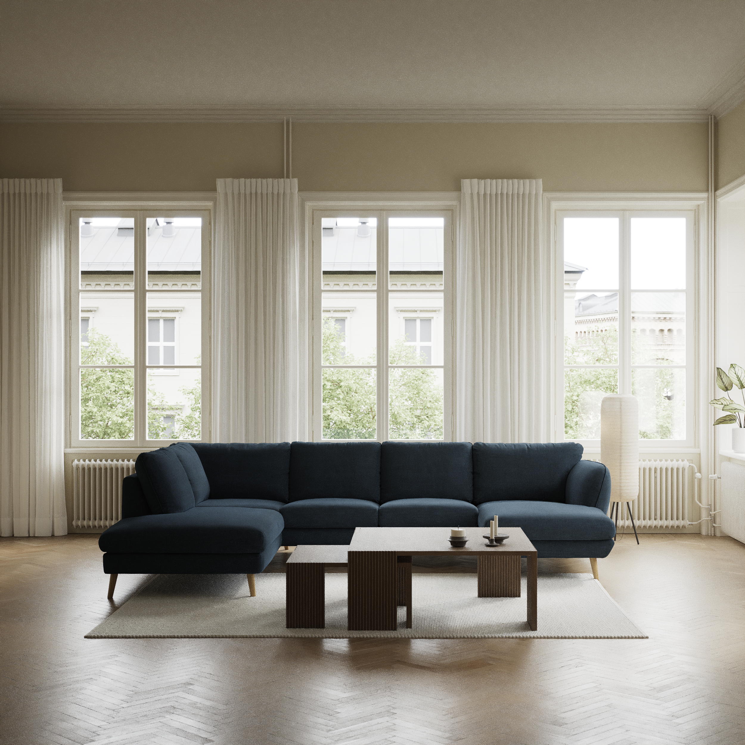 Madison Lux - 2-sits soffa med divan vänster och schäslong höger - inspiration