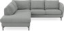 Madison - 2-sits soffa med divan vänster - Grå