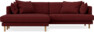 Harper - 4-sits med schäslong XL vänster - Rosa