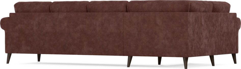 Eden - Hörnsoffa, 1+3-sits - Röd
