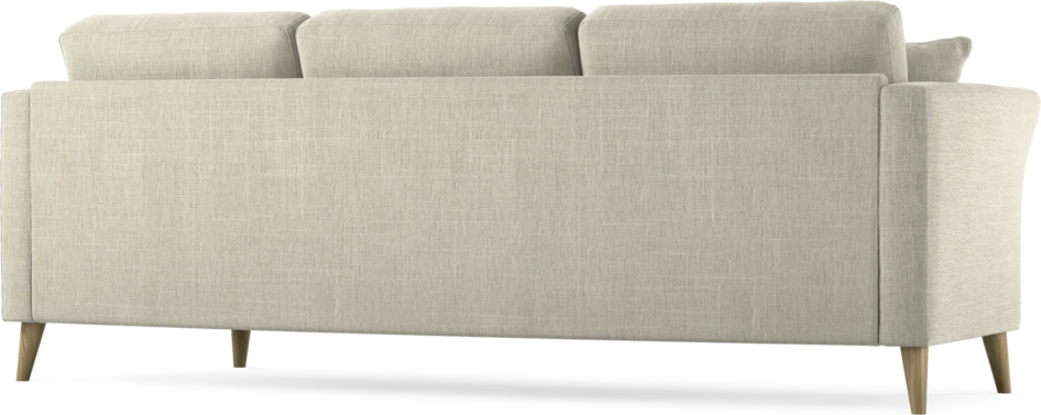Eden - 3-sits soffa svängd - Beige