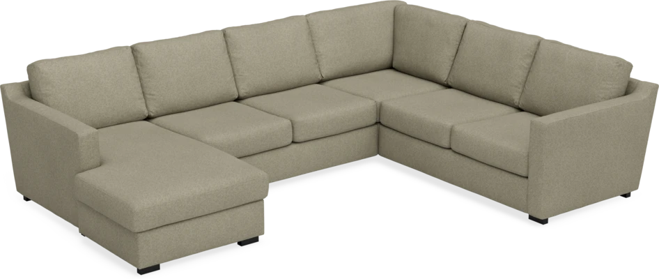 Friday - Hörnsoffa, 3+2-sits med schäslong vänster - Beige