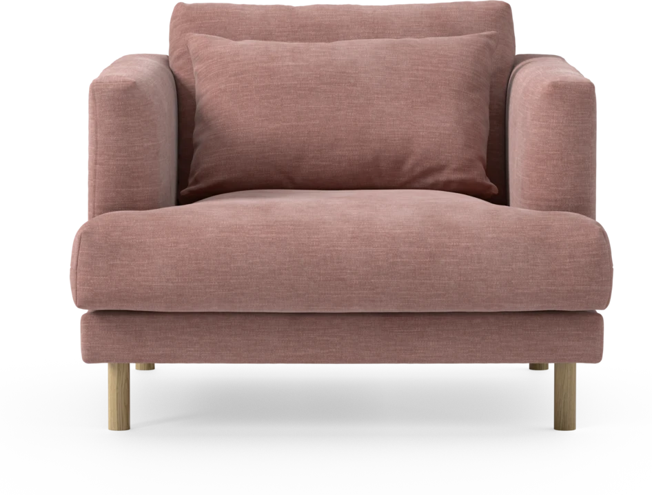 Harper - Fåtölj, 75 cm - Rosa