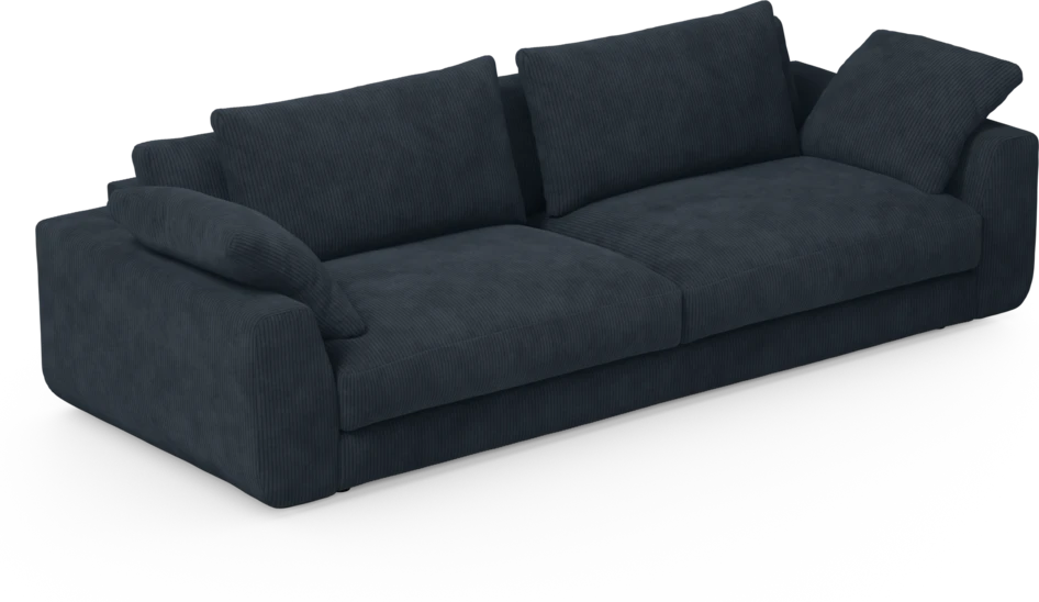 Amie - 4-sits soffa - Blå