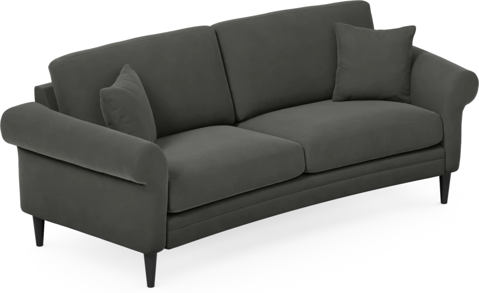 Eden - 2,5-sits soffa svängd - Grå
