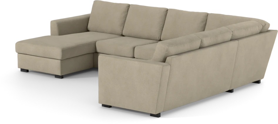 Friday - Hörnsoffa, 3+2-sits med schäslong vänster - Beige