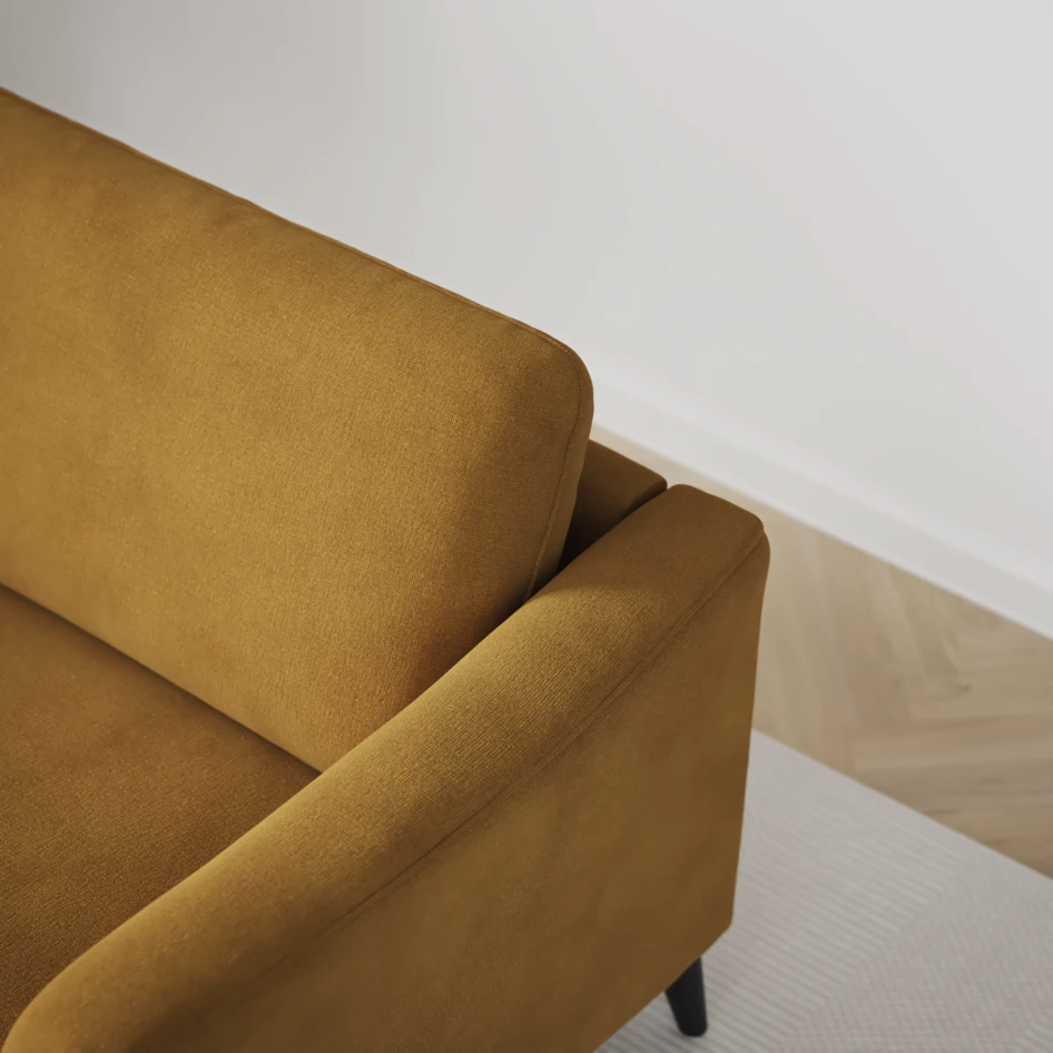 Bridge - 3-sits soffa - Gul