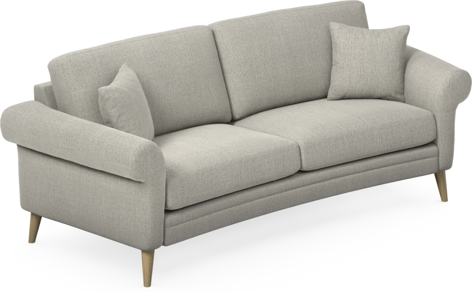 Eden - 2,5-sits soffa svängd - Grå