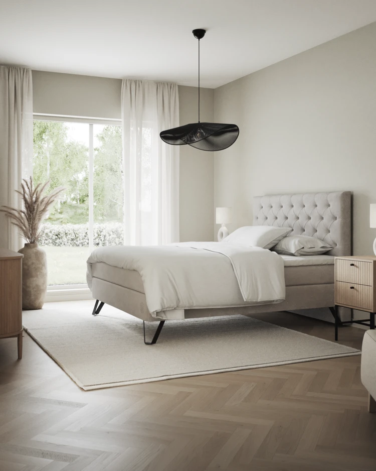 Saltskär Comfort - Kontinentalsäng, dubbelsäng med bäddmadrass Comfort och sängben - inspiration