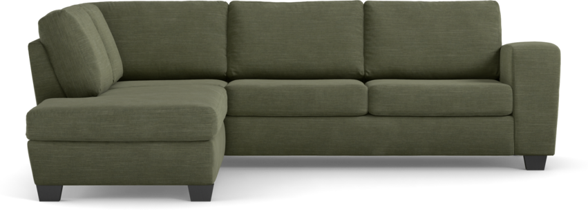 Friday - 2,5-sits soffa med divan vänster - Grön