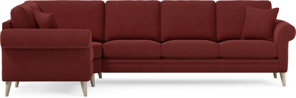 Eden - Hörnsoffa, 1+3-sits - Röd