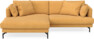Harper - 4-sits med schäslong XL vänster - Gul