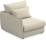 Pieces - 1-sits med armstöd vänster - Beige
