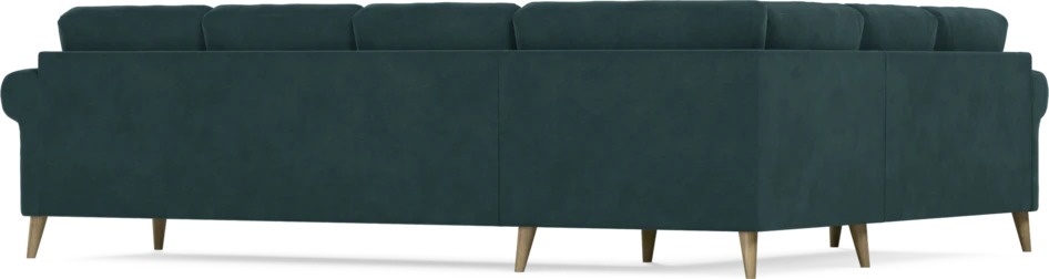 Eden - Hörnsoffa, 2+3-sits - Blå