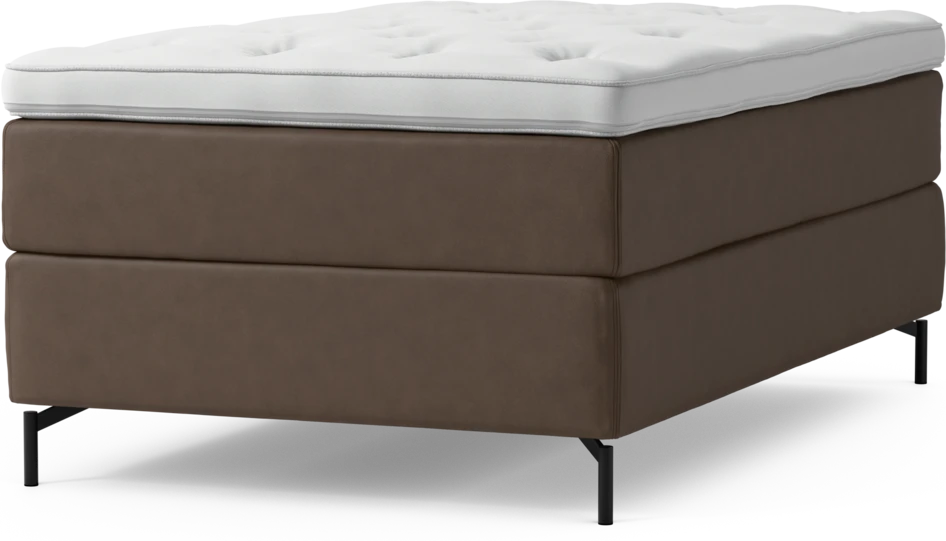 Delux Exclusive - Kontinentalsäng, enkelsäng 120 cm med bäddmadrass och sängben