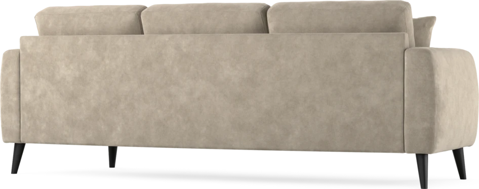 Eden - 3-sits soffa svängd - Beige