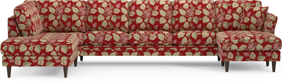 Eden - 3-sits soffa med divan vänster och schäslong höger - Flerfärgad