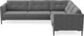 Rio - Hörnsoffa 3+2-sits - Grå