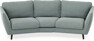 Madison - 3-sits soffa svängd, 70 cm - Turkos